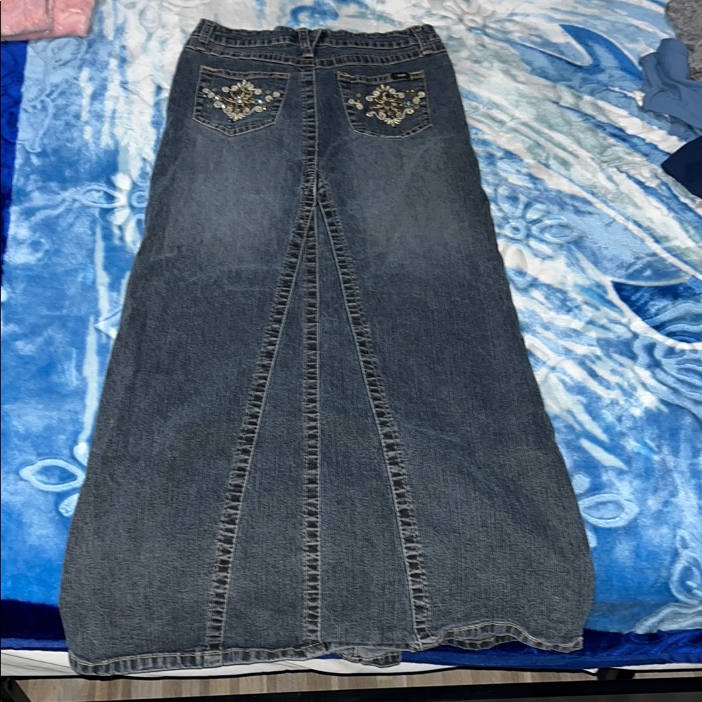 Women's Blue Denim Skirt
